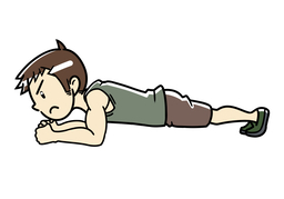 keep upのイラスト